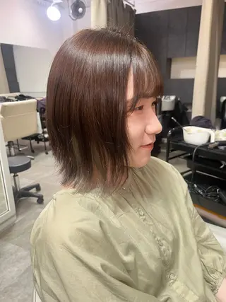 カラー 山浦 那奈のヘアスタイル