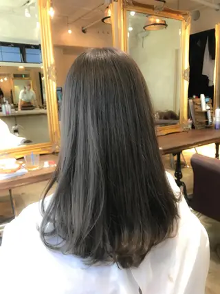 ミディアム カラー 🌈髪質改善💕 縮毛矯正✨青木まで✨のヘアスタイル