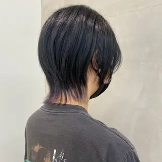 ショート カラー ウルフカット /ブリーチayamiのヘアスタイル