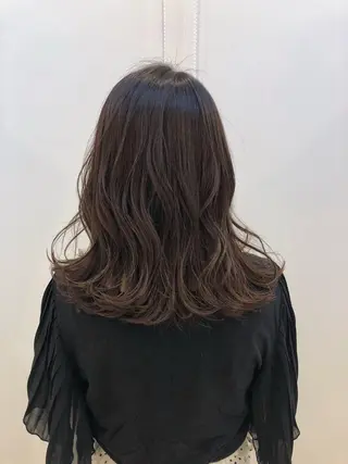 ミディアム カラー 齋藤 らいのヘアスタイル