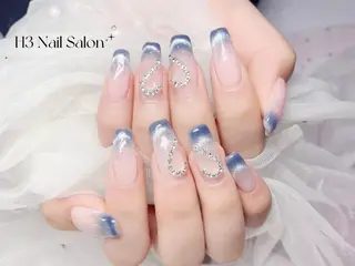 ロング H3 ネイル サロンのネイルデザイン
