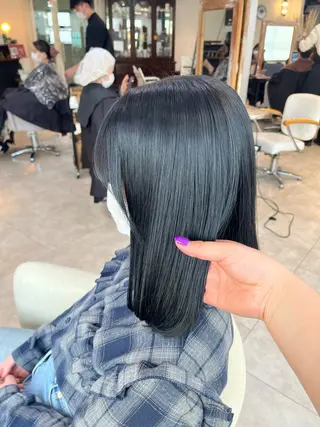 ミディアム 💛ハイトーン💛 りむのヘアスタイル