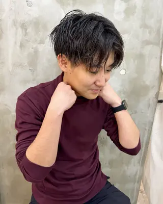メンズ 志賀 あずみのヘアスタイル