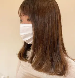 セミロング パーマ 高橋 涼香のヘアスタイル