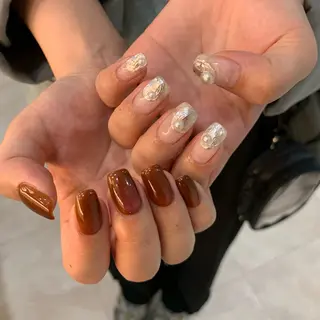 ネイル ゆびノさき茨木店 ニュアンス/アートのネイルデザイン