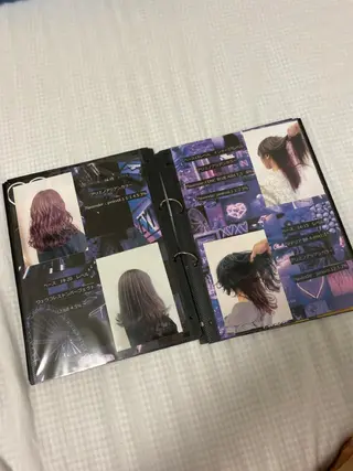 カラー ハイトーンエフェクト ブリーチいち丸のヘアスタイル