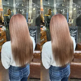 ロング カラー ☻モエカ/ハイトーン アレンジ☻のヘアスタイル