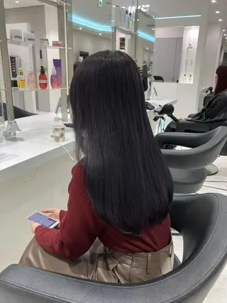 ロング カラー 🫧透明感ラベンダー 似合わせ🫧あい🫧のヘアスタイル