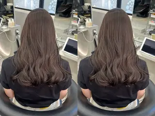 セミロング 🕊ブリーチなしカラ ー/レイヤーカットのヘアスタイル