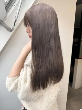 ロング ハイトーン/髪質改善 /韓国SUZUKAのヘアスタイル