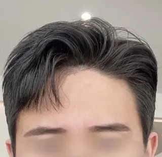 メンズ ダウンパーマ韓国ヘア 櫻井健のヘアスタイル