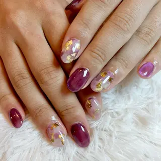 ネイル Lelole 🫧マグネット🫧のネイルデザイン