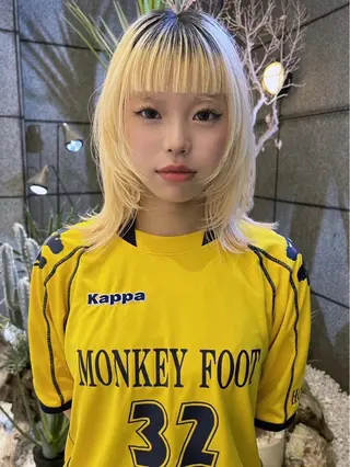 ミディアム オシャレデザイン 🧺🪽/SHUNOのヘアスタイル