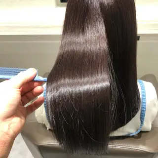 ロング ムトウセイマ/艶髪 /艶ケアWブリーチのヘアスタイル