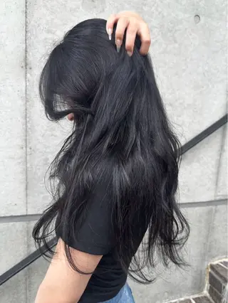 ロング カラー linna / 高槻 /大阪 / 耳ツボのヘアスタイル