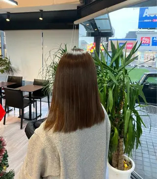 ミディアム カラー arika ミズキのヘアスタイル