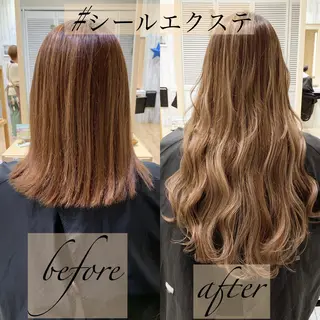 ロング カラー ヘアアレンジ マツエク・マツパ TATSUYA アートディレクターのヘアスタイル