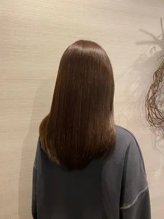 セミロング カラー ‎🤍透明感カラー 【仙川】セリナ‎🤍のヘアスタイル