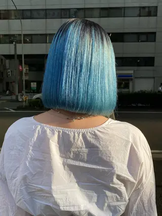 ショート ハイトーン/メンズ/ ボブ RINのヘアスタイル