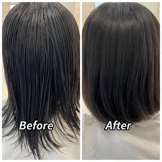 ショート 🥣🫧‪艶カラー 🦋アカマ ミユ🦋のヘアスタイル