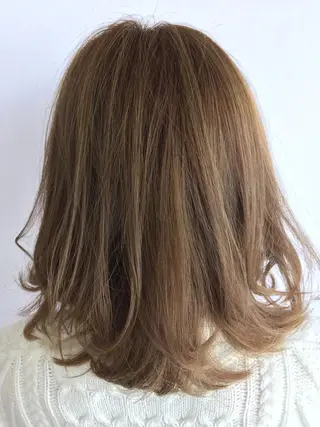 ミディアム 溝口 和弘のヘアスタイル