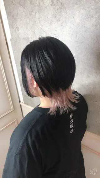 ミディアム カラー デザインカラー🎨 下北沢 / 磯部のヘアスタイル