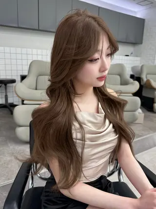 セミロング 映える顔まわり/前髪 特化 💗 ユキマのヘアスタイル