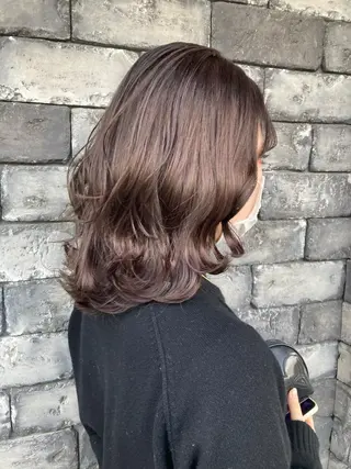 ミディアム カラー ✂️似合わせの魔術師 石田一樹✂️のヘアスタイル