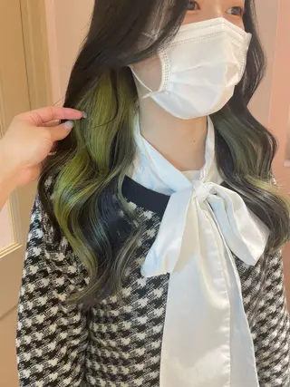 ロング マホ/日吉/髪質改善 /レイヤー/ガーリーのヘアスタイル