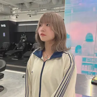 セミロング カラー ブリーチボブNo.1 🥇/KOHEIのヘアスタイル