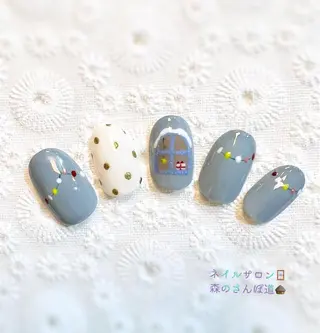 ネイル 森のさんぽ道所属・ショートネイル 森のさんぽ道のネイルデザイン