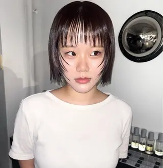 ショート カラー hair salon　丹tan所属・Rena✴︎トレンド ×スタンダードMIXのヘアスタイル