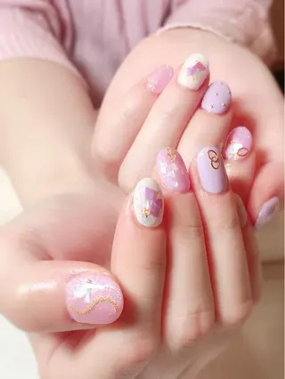 ショート ネイル パラジェル lira nailのネイルデザイン