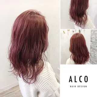 セミロング カラー ワタイショウタ 髪質改善✨眉毛サロンのヘアスタイル