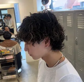 カラー パーマ メンズ fifth神宮前 HIN★T★のヘアスタイル