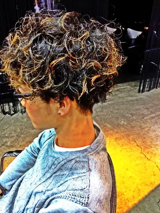 ショート ミディアム カラー パーマ メンズ Hair&Eyelash SUNNY GRACE✂︎Cherie所属・SUNNY GRACEのヘアスタイル