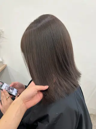 ミディアム カラー TOKI mahoのヘアスタイル