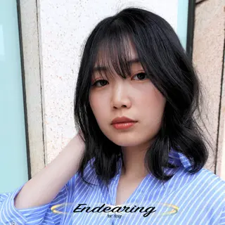 ミディアム Endearing 銀座/レイヤーカットのヘアスタイル