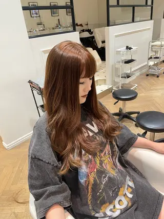 ロング ELLE salon サエのヘアスタイル