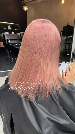 ロング カラー 韓国/ハイトーン/ ボブ🎀MIKU🎀のヘアスタイル