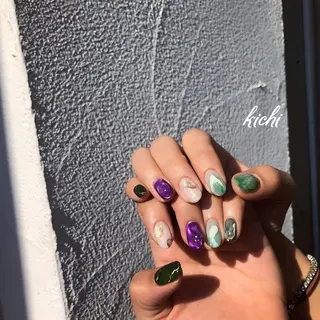 ネイル kichi･:* みじゅのネイルデザイン