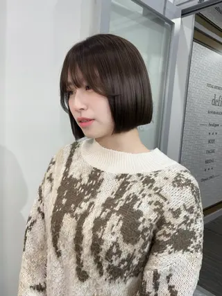 ショート 𝒎𝒂𝒐/ボブ/ 髪質改善‎/河原町のヘアスタイル