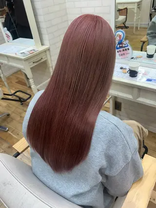 ロング 透明感カラー/牧内 楓/インナーカラーのヘアスタイル