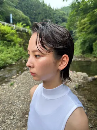 ショート パーマ 似合わせカット /パーマ岡本淳平のヘアスタイル