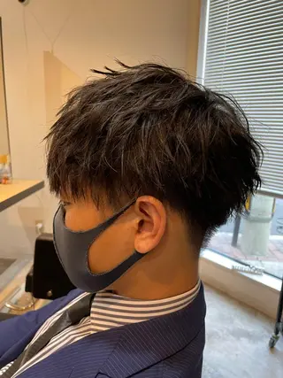 メンズ レプス所属・栗原 諒のヘアスタイル