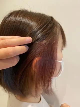 ミディアム カラー 🌹艶髪カラー🌹 津田晴加【西荻窪】のヘアスタイル