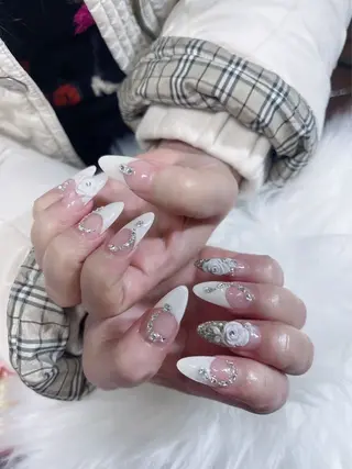 ネイル 山下 オレンジのネイルデザイン