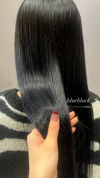 ロング カラー 𝒎𝒐𝒆🩰 名駅/ヘアメ/暖色♡のヘアスタイル