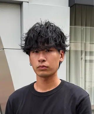 ショート パーマ メンズ 👑マッシュの王👑 メンズカット/ゆうきのヘアスタイル