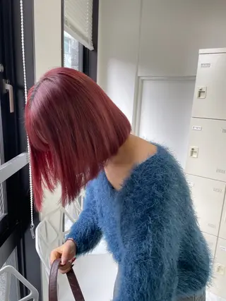 ミディアム MOE 福岡韓国ヘア✧︎のヘアスタイル